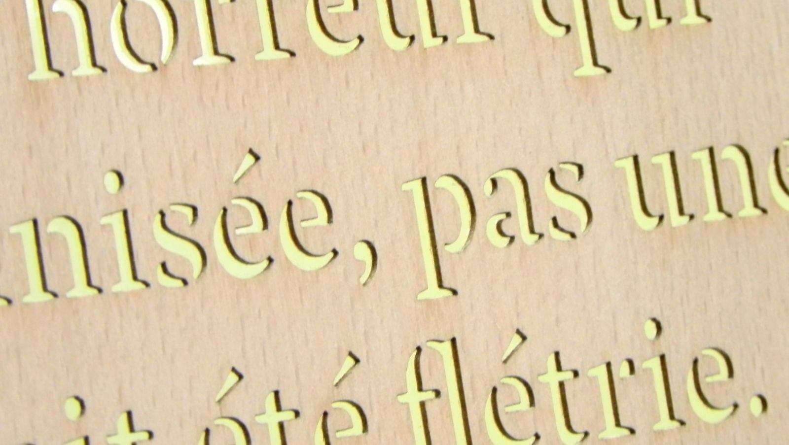 CP hêtre 0.8 mm découpé au laser (une seule face en Hêtre) CP hêtre 0.8 mm découpé au laser (une seule face en Hêtre)
