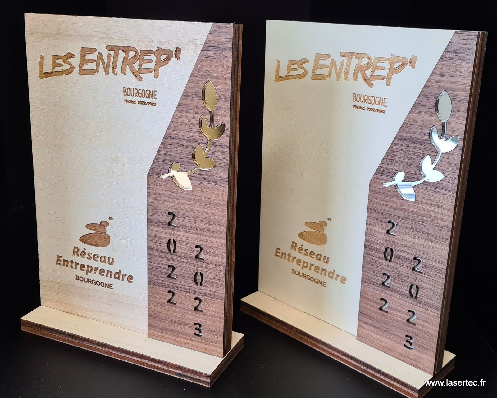 Trophée R E B trophée en bois