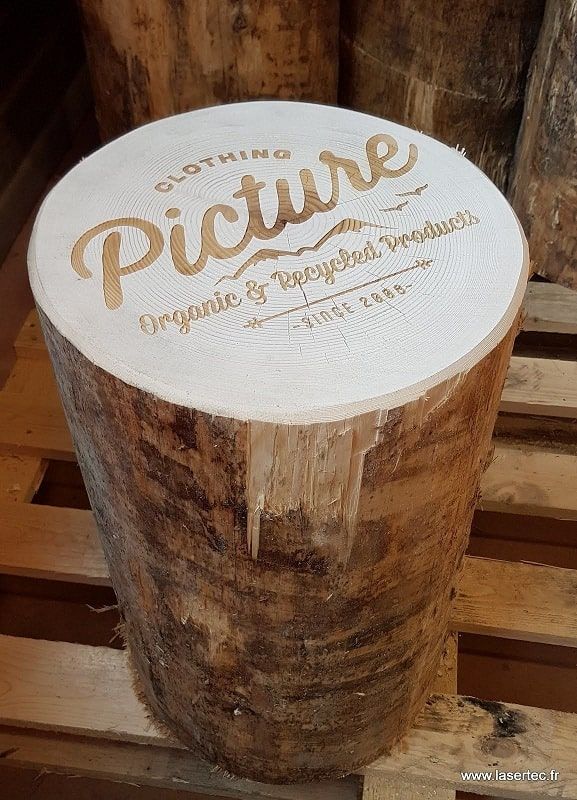 Gravure laser et marquage sur bois - LASERTEC