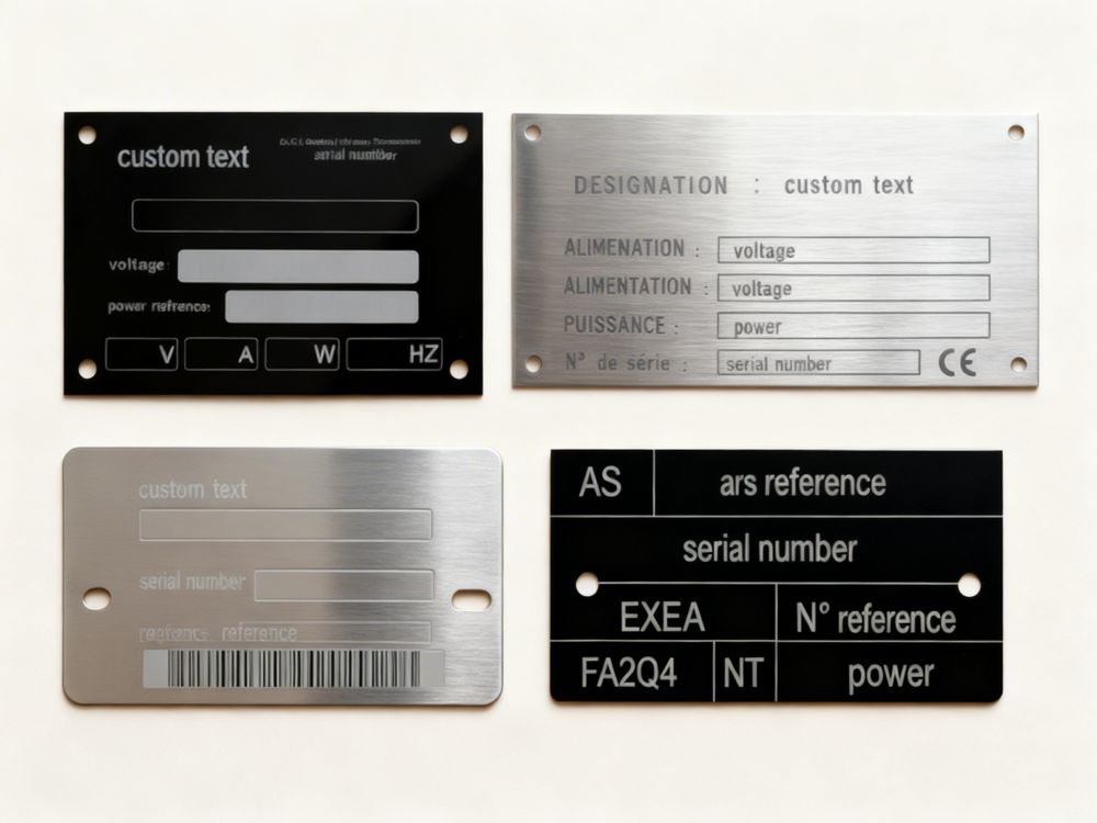 Gravure laser de plaques constructeur