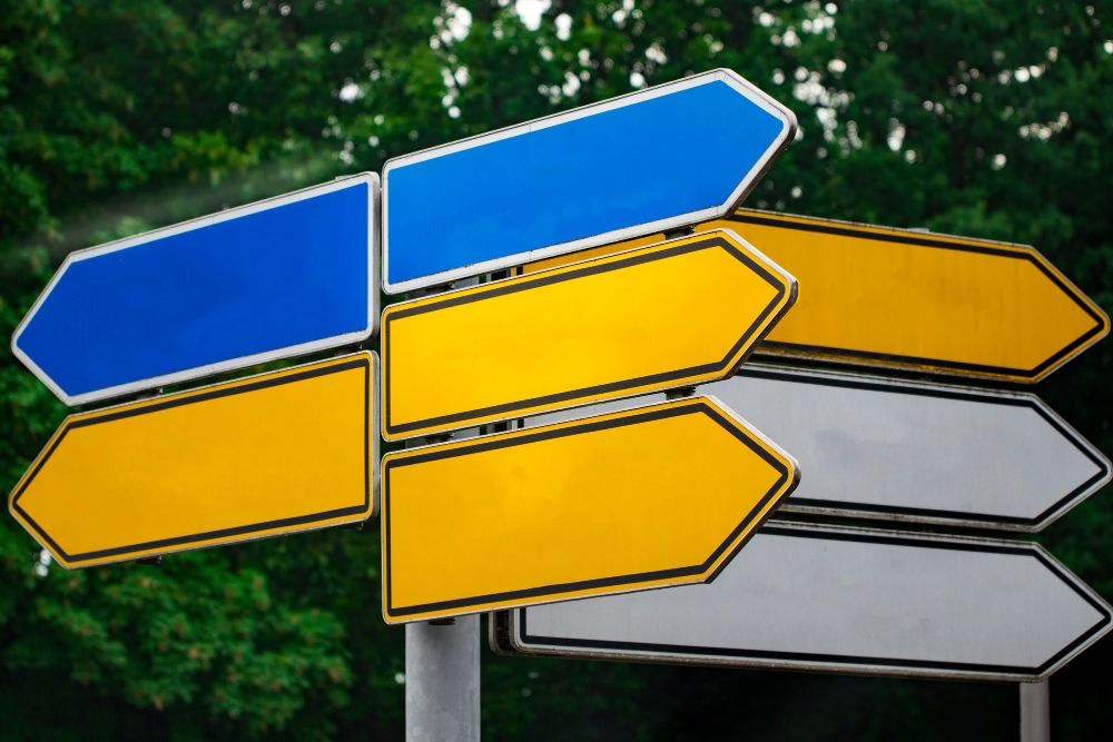 Panneau de signalisation personnalisé