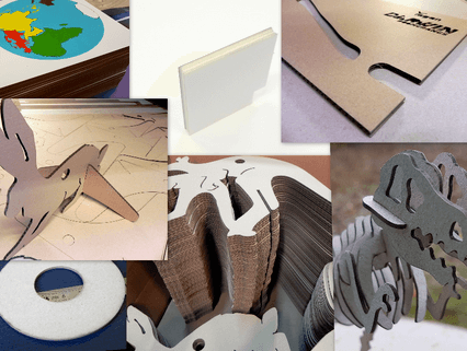 Découpe laser carton épais