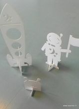 Décors papier découpés au laser