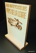 Trophée CP peuplier et hêtre massif