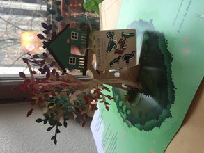Découpe papier arbre pour pliage