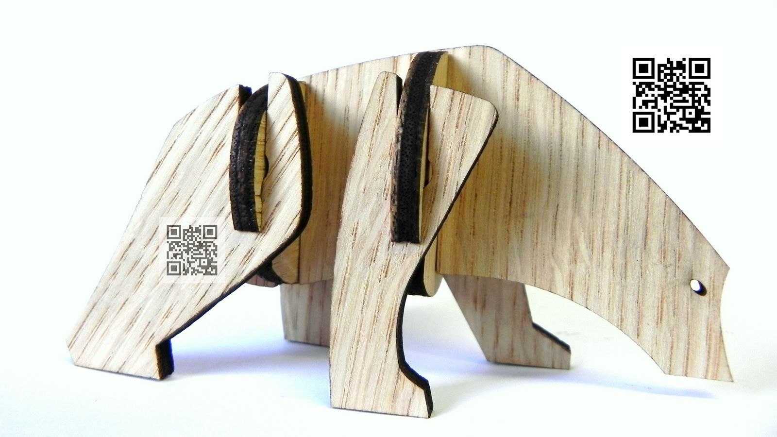 Objet 3D découpé au laser