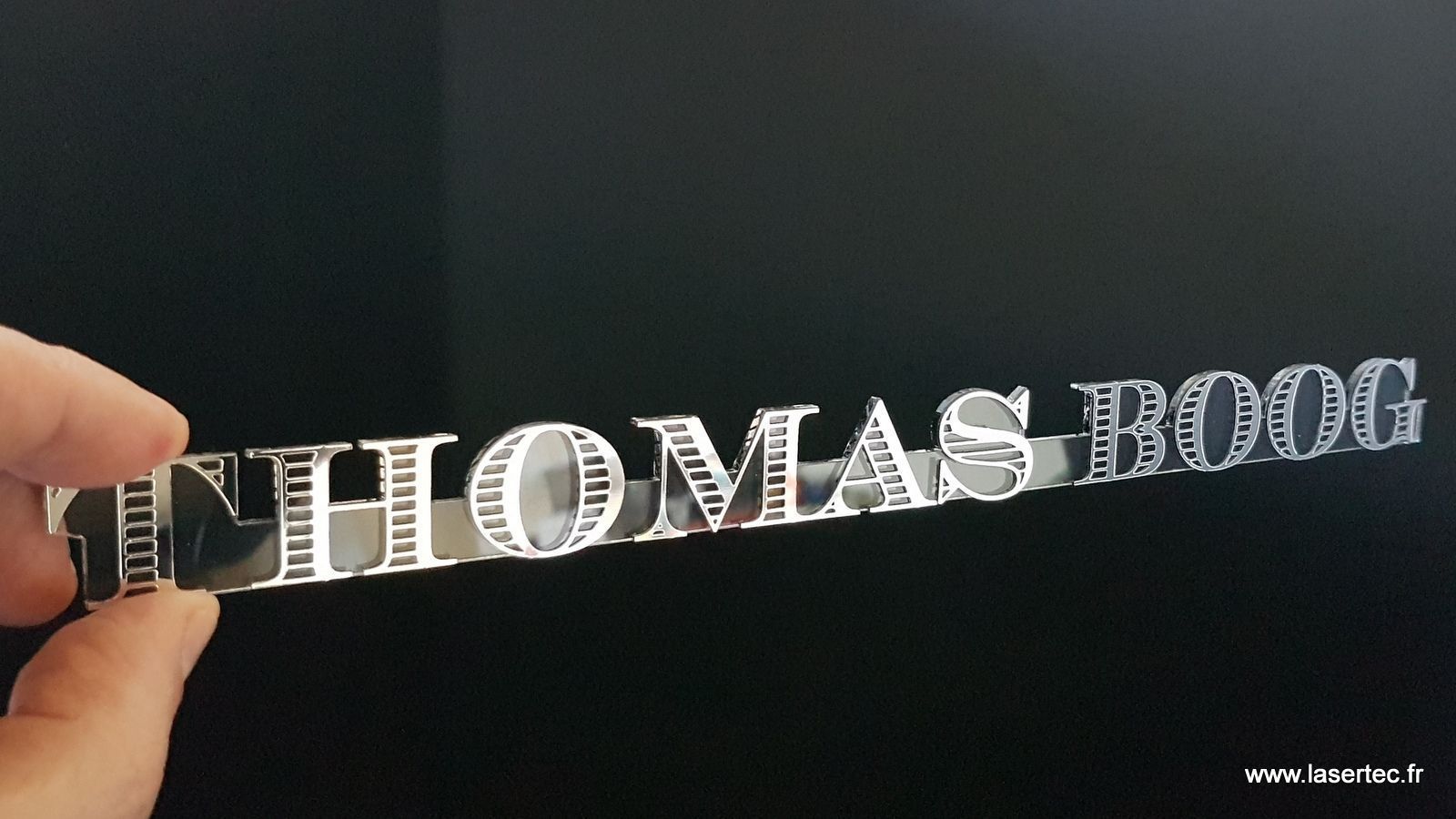 plastique miroir 0.5 mm collé sur plexi incolore