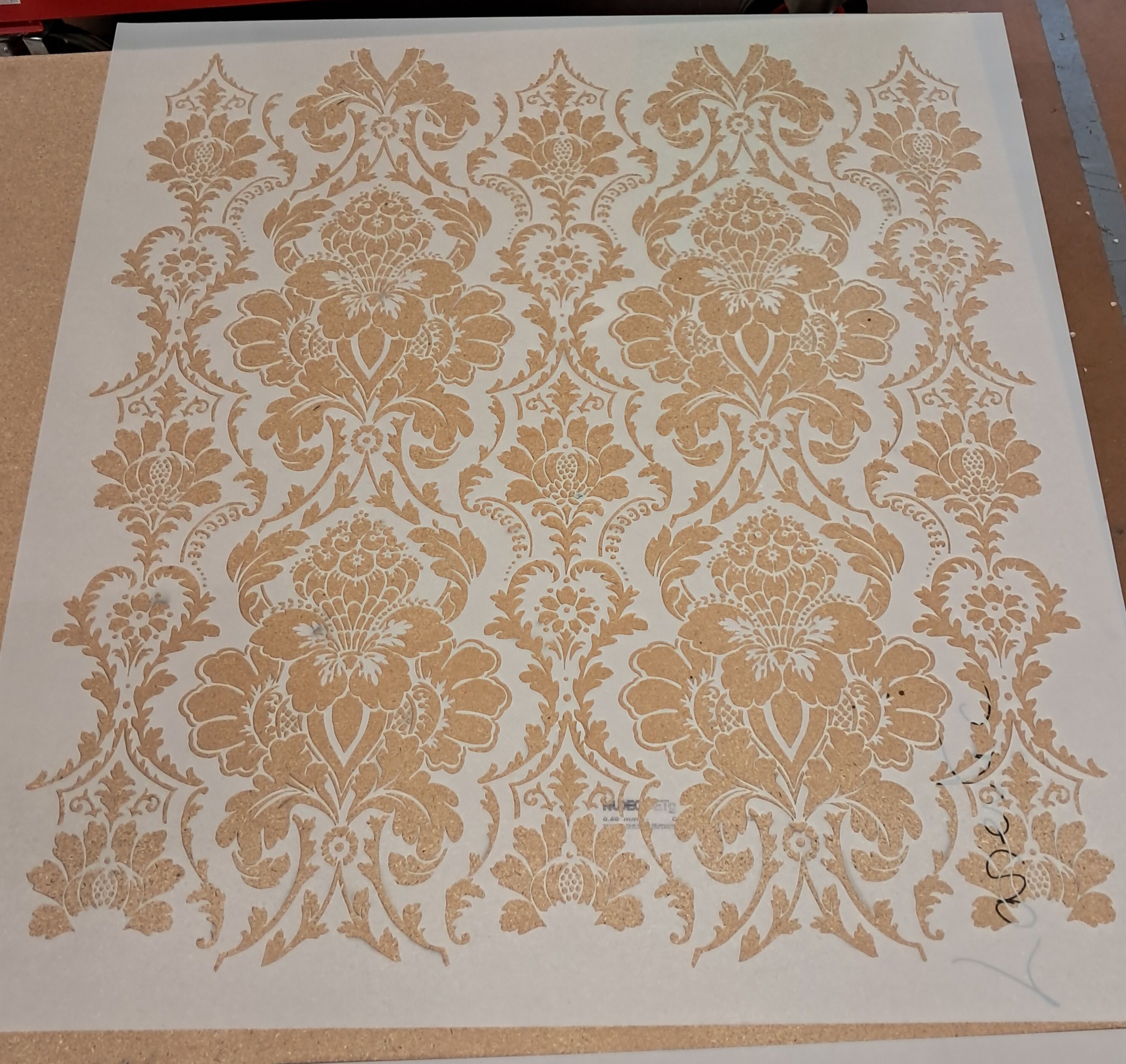 pochoir découpe laser petg 0.5mm