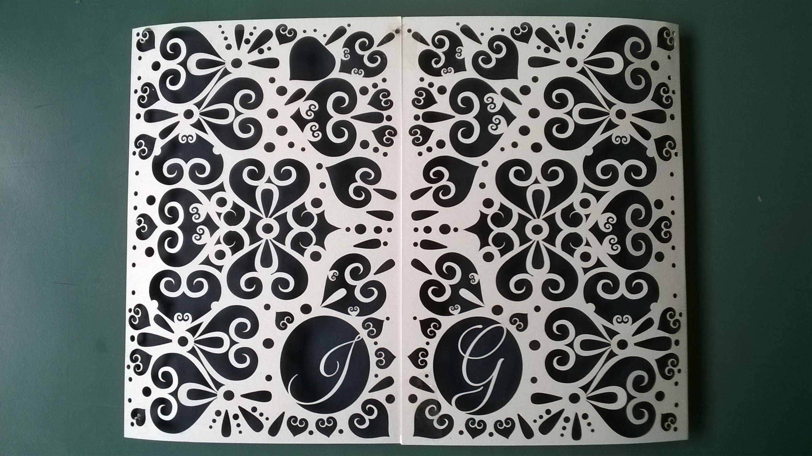Découpe carte 