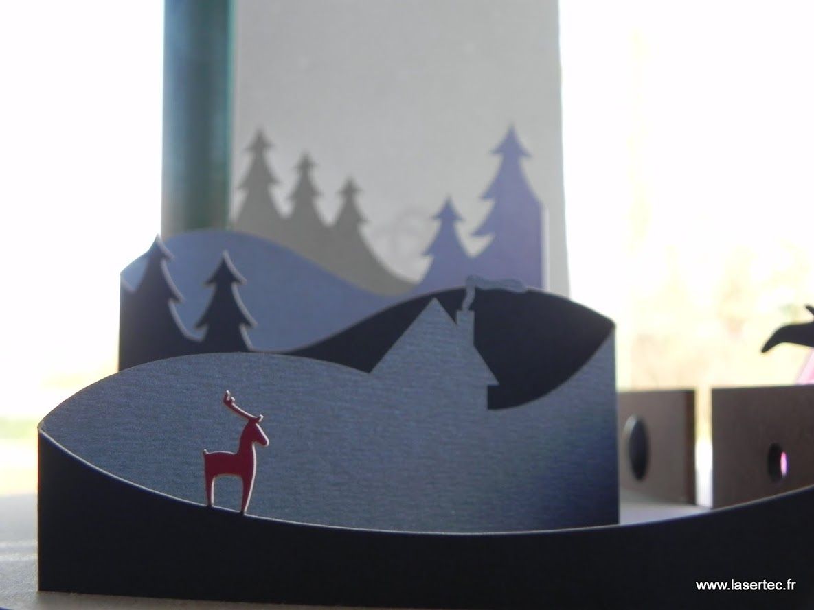découpe laser papier frise