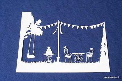 découpe laser papier