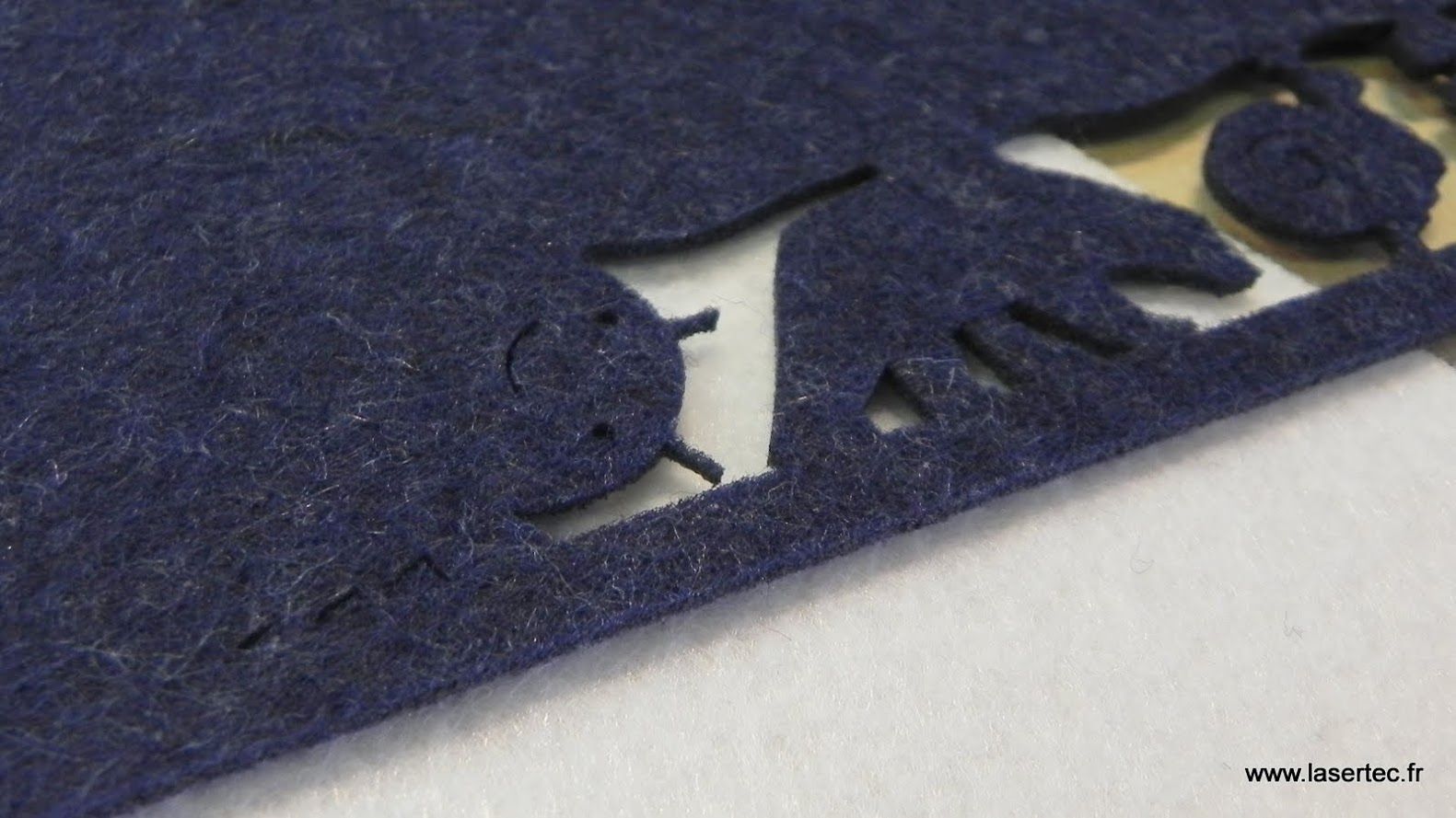 découpe laser sur tissu