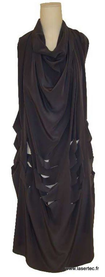 robe design découpe laser