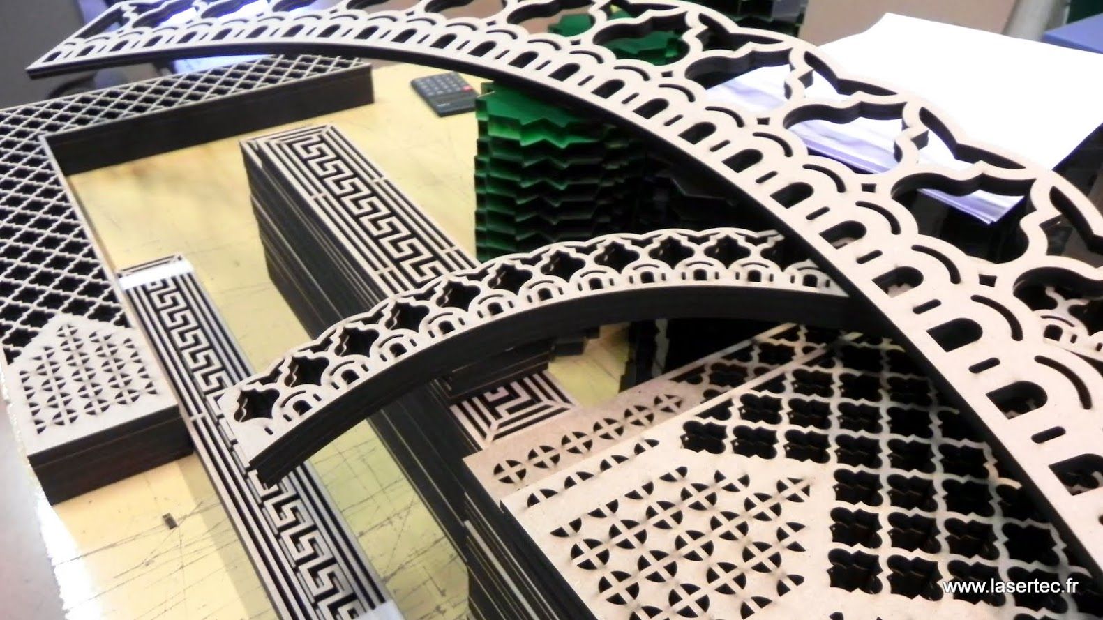 mdf 6 mm découpé au laser