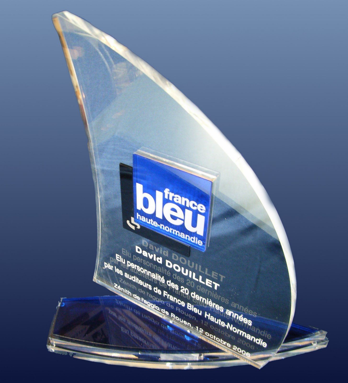 trophée avec incrustation