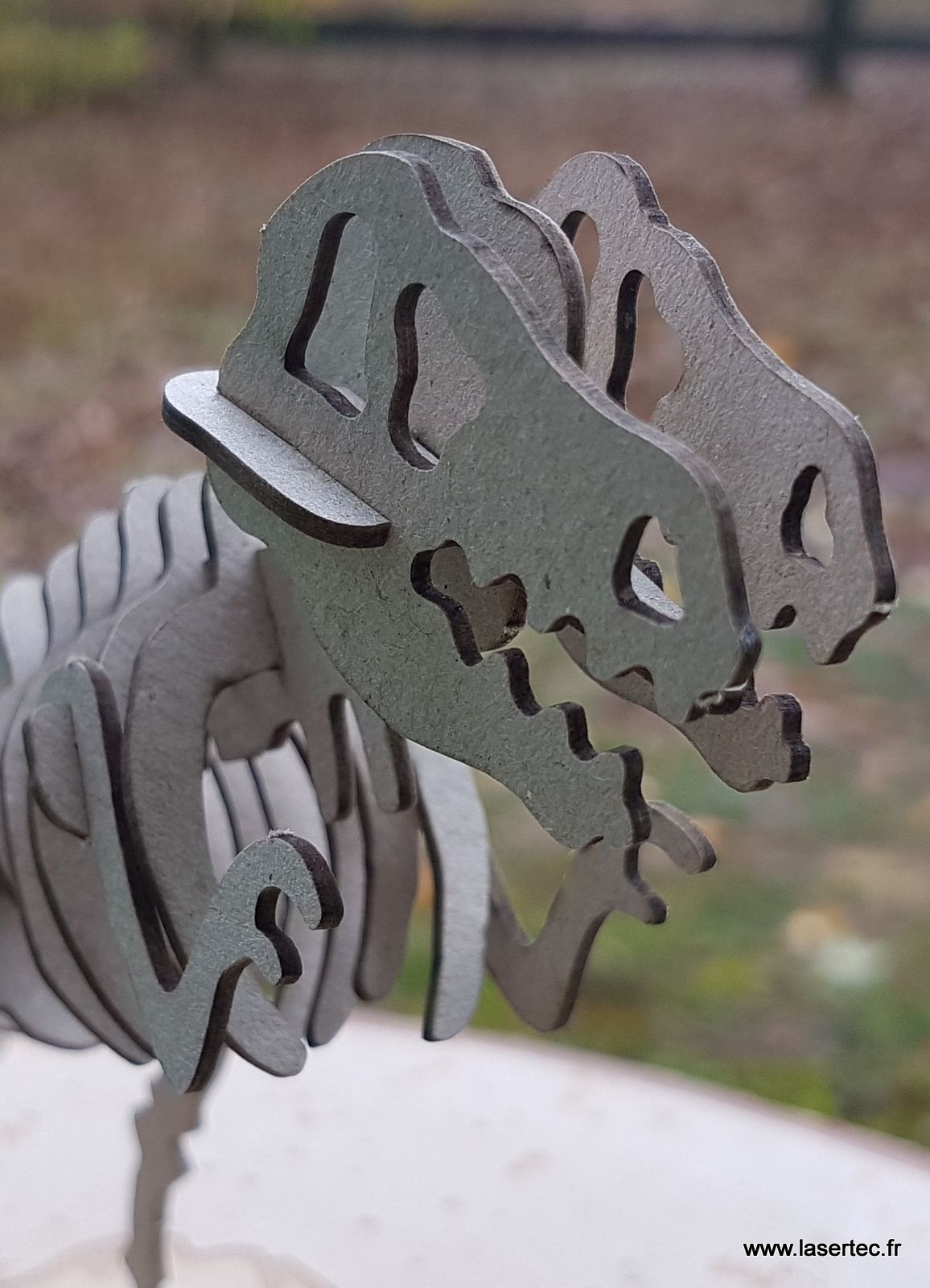 maquette 3D en carton découpée au laser