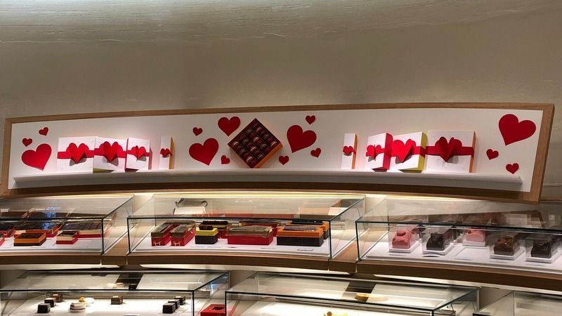 déco vitrine papier